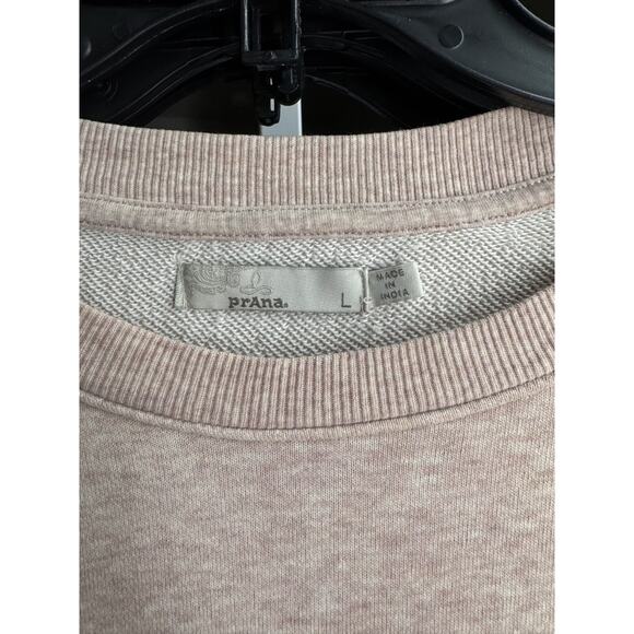 Prana Women's Pink Rise & Shine Crewneck Sweatshirt Size Large - Picture 4 of 4